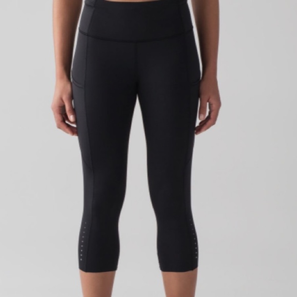 Lululemon fast and free crop size 4